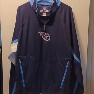 Tennessee Titans Mens Large windbreaker quarter zip jacket